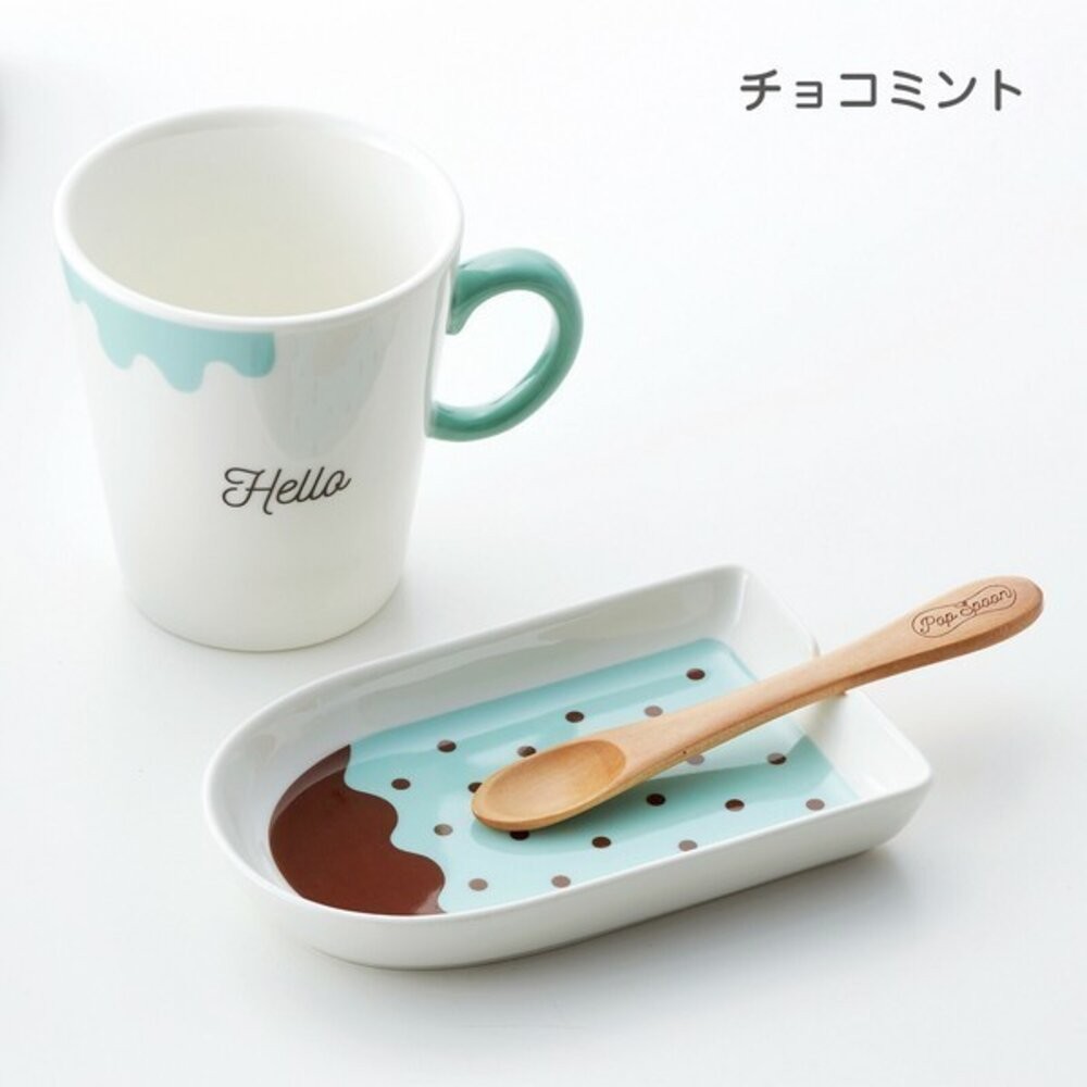 可愛造型杯盤匙 日本製 禮盒  三件組 交換禮物 蛋糕 甜點盤 木湯匙 馬克杯 送禮 禮盒 小倉陶器 日本進口-細節圖6