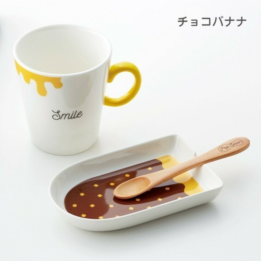 可愛造型杯盤匙 日本製 禮盒  三件組 交換禮物 蛋糕 甜點盤 木湯匙 馬克杯 送禮 禮盒 小倉陶器 日本進口-規格圖6