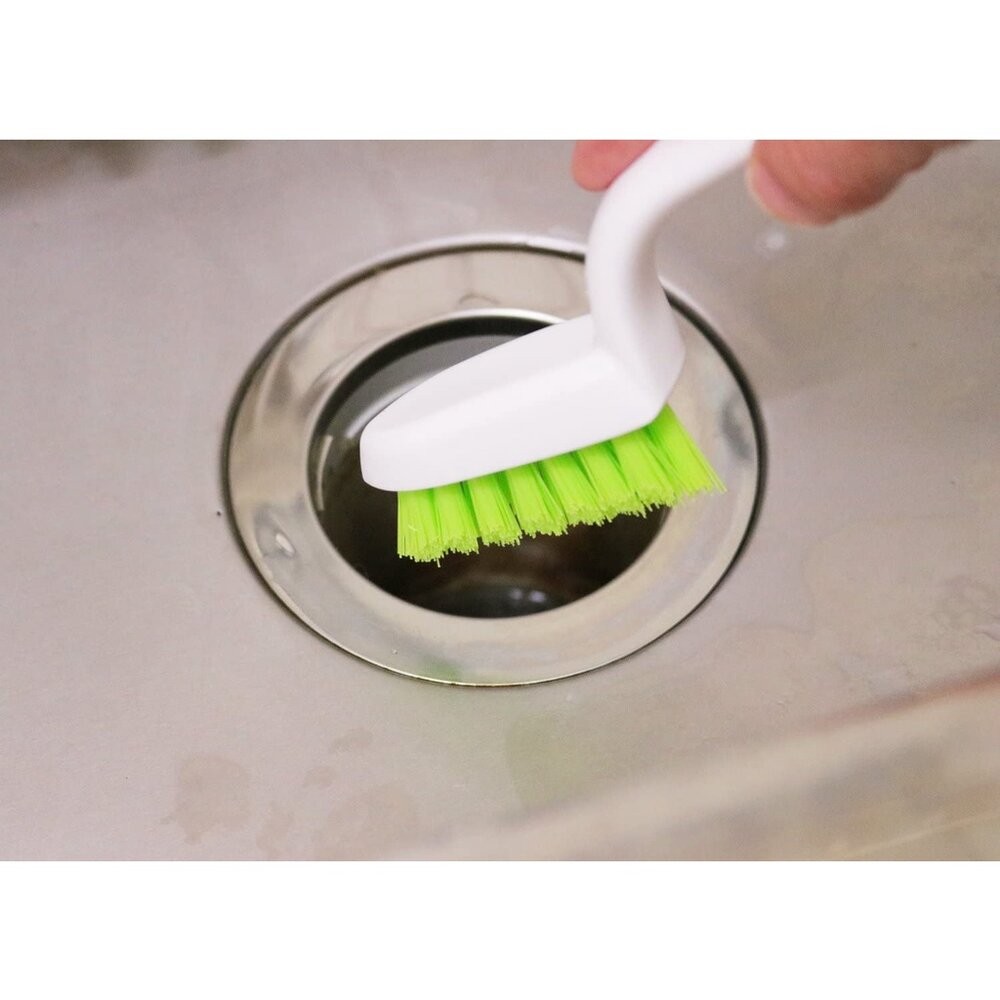 日本製 廚房清潔刷 小久保KOKUBO 排水孔清潔刷 V-Cut 廚房刷 細部刷 磁磚刷 水槽刷-細節圖4