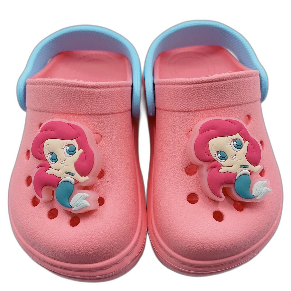 台灣製迪士尼卡通電燈涼拖鞋-美人魚-細節圖5