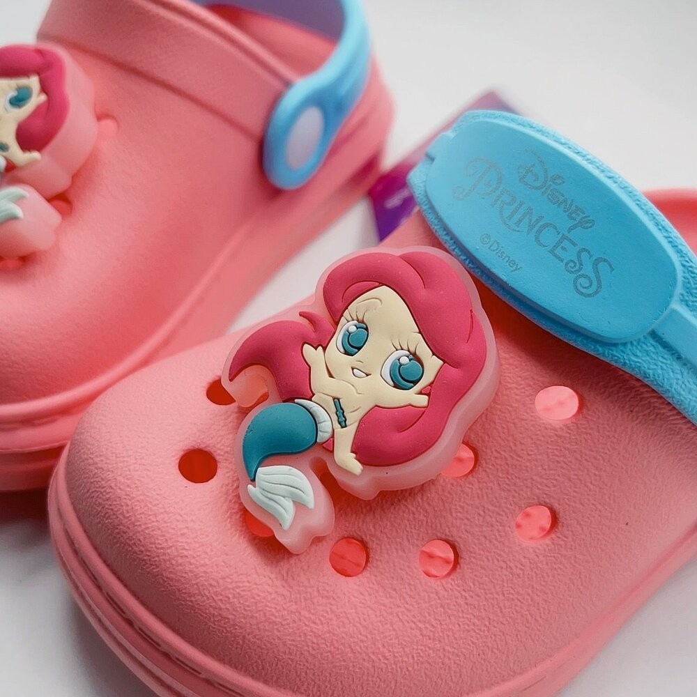 台灣製迪士尼卡通電燈涼拖鞋-美人魚-細節圖6