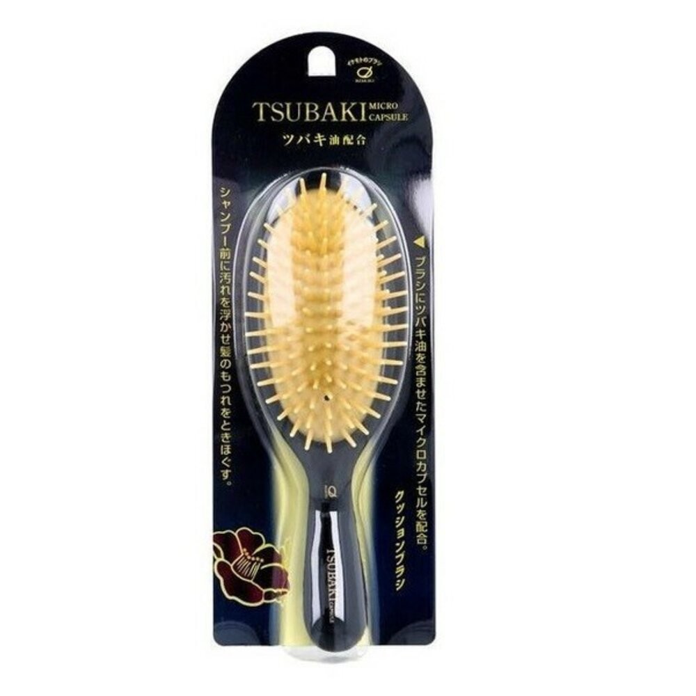 日本 IKEMOTO池本 抗靜電梳 洗髮刷 受損髮 款式齊全 亞麻油 頭皮按摩梳 山茶花 護髮梳 美髮梳  日本進口-規格圖9