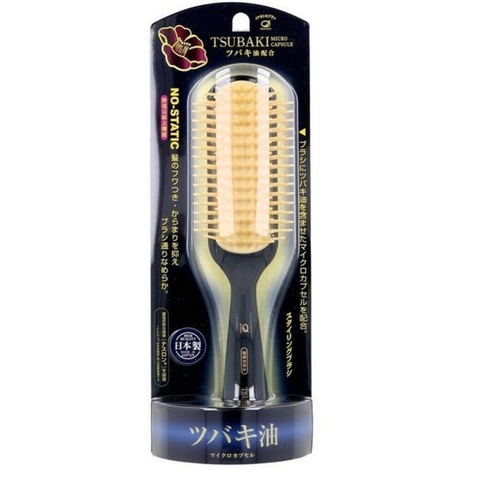 日本 IKEMOTO池本 抗靜電梳 洗髮刷 受損髮 款式齊全 亞麻油 頭皮按摩梳 山茶花 護髮梳 美髮梳  日本進口-規格圖9