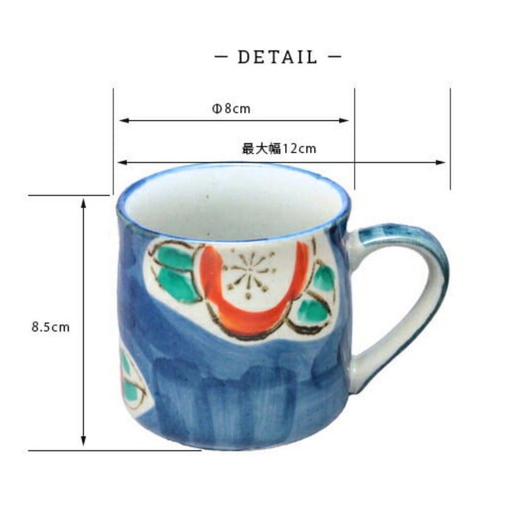 日本製 美濃燒 陶瓷馬克杯 茶杯 水杯 對杯 咖啡茶 早餐杯 夫妻杯 杯子 牛奶杯 禮物 日式餐具-細節圖6