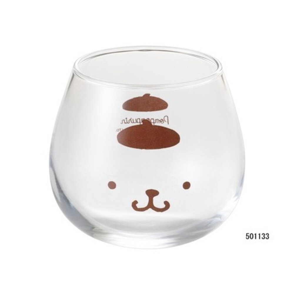 日本製 牛奶玻璃杯 Kitty/布丁狗/美樂蒂｜三麗鷗 不倒翁 玻璃杯 附專用外盒 無把手杯 水杯-細節圖4