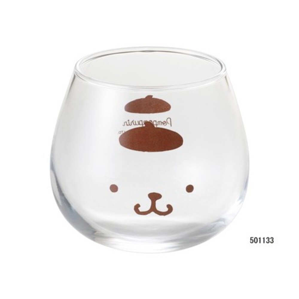 日本製 牛奶玻璃杯 Kitty/布丁狗/美樂蒂｜三麗鷗 不倒翁 玻璃杯 附專用外盒 無把手杯 水杯-規格圖6