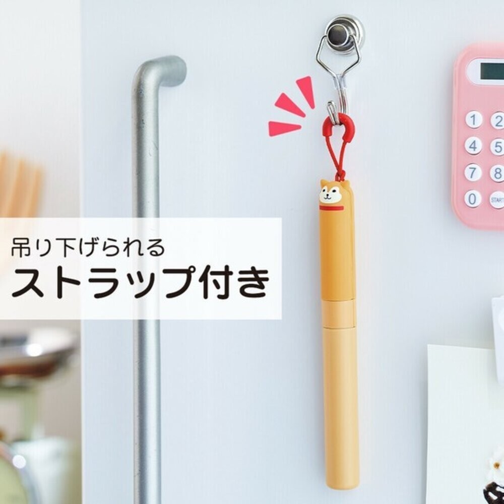 日本文具 可愛動物造型便攜剪刀 PuniLabo 隨身剪刀 附掛繩 筆型剪刀 剪刀 可愛文具 安全剪刀 日本進口-細節圖5