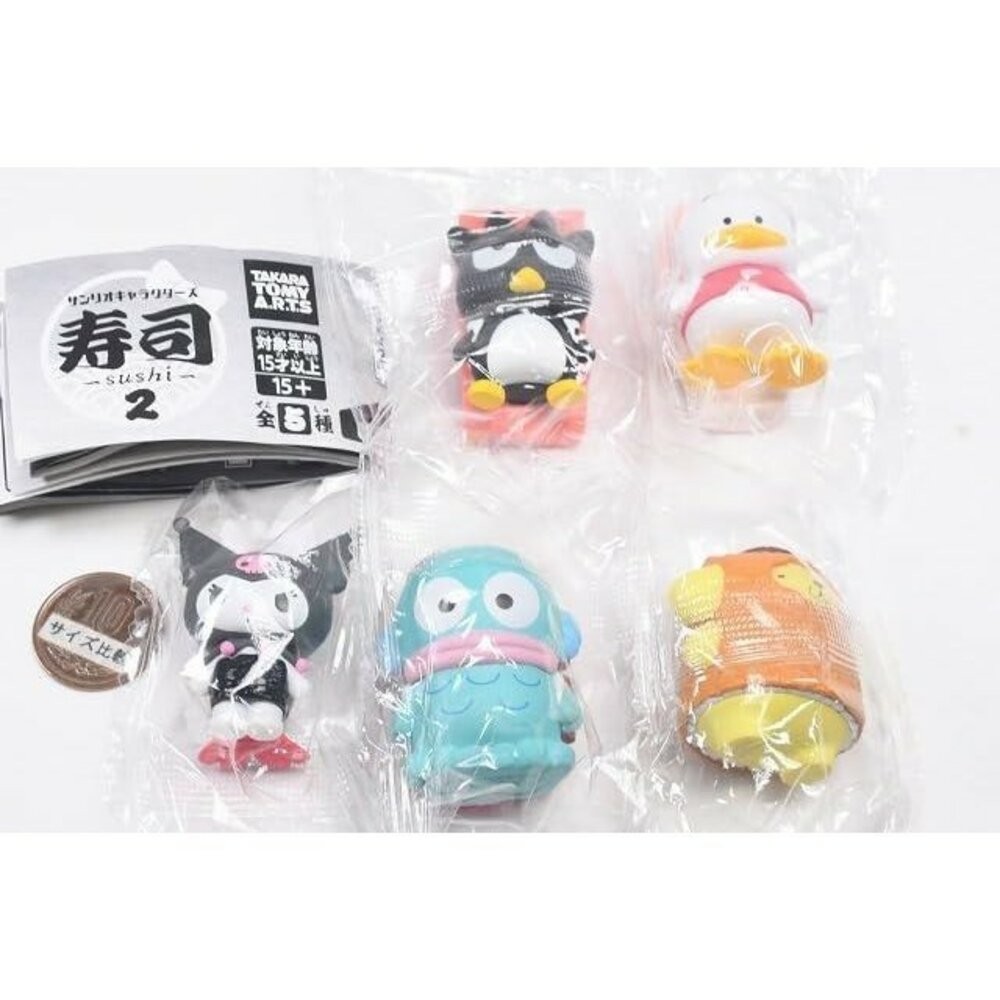 日本扭蛋 三麗鷗x壽司公仔P2 布丁狗 庫洛米 扭蛋｜三麗鷗扭蛋 三麗鷗公仔 三麗鷗 T-ARTS-規格圖8