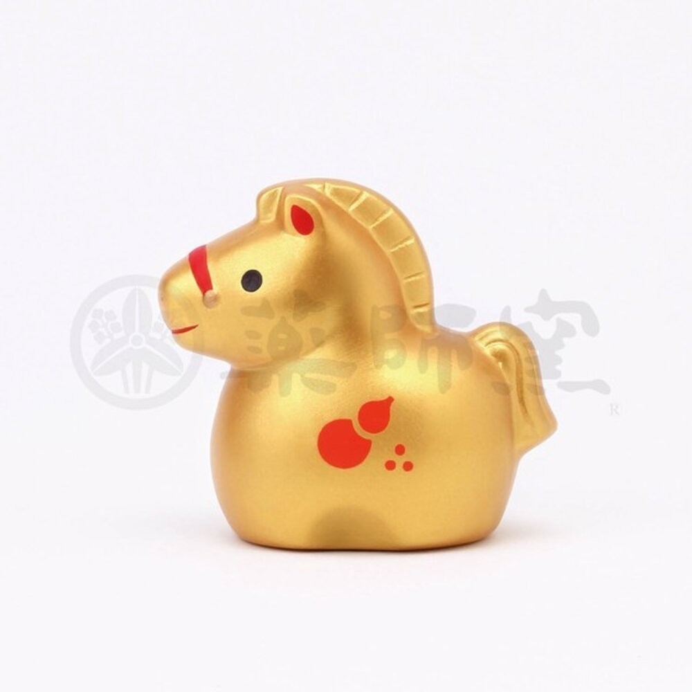 日本藥師窯 2026馬年招福干支 招貴人白馬 金馬 | 生肖擺件 馬年開運 招福 緣起物 居家擺設-細節圖3