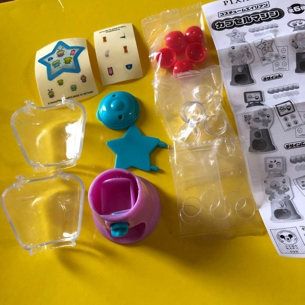 日本 T-ARTS 絕版 玩具總動員 三眼怪 迷你扭蛋機 | 轉蛋機 第一代 迪士尼 扭蛋 公仔 收藏-細節圖6