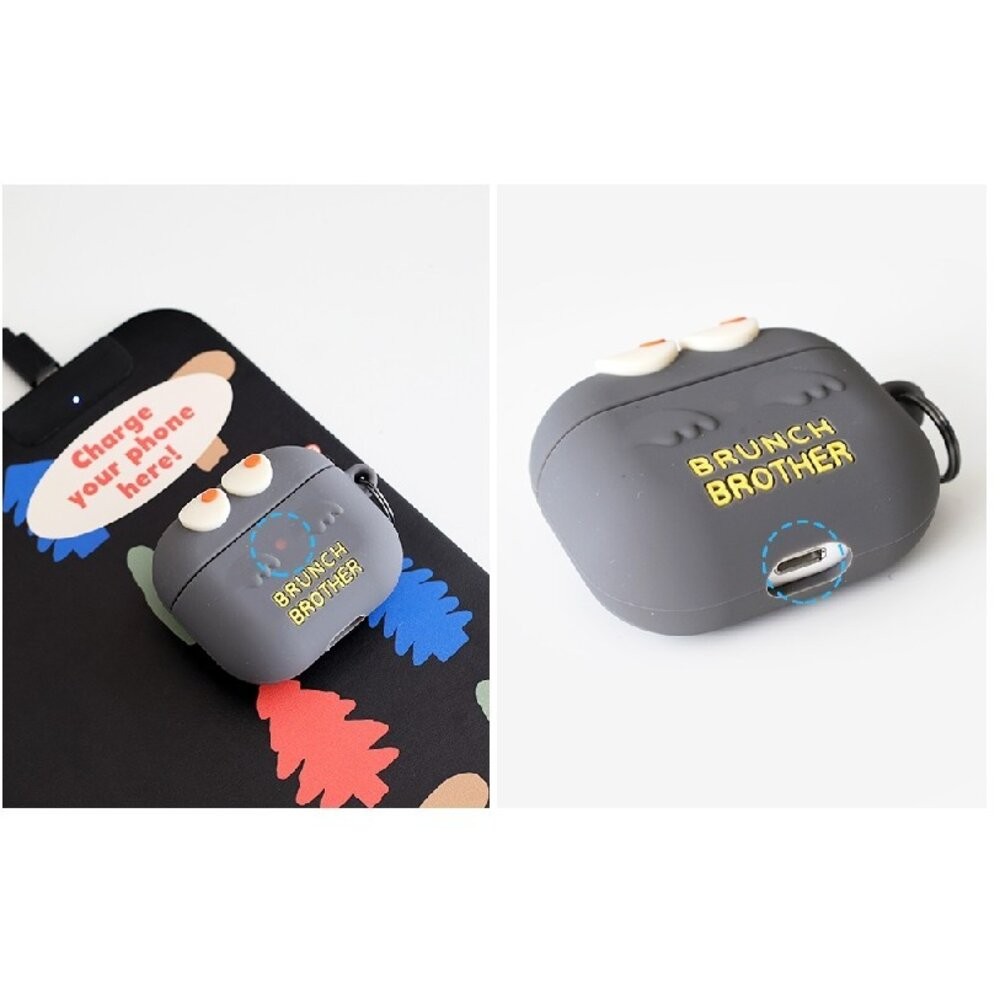 韓國文創Romane AirPods保護套 | 耳機保護套 耳機殼 藍芽耳機保護殼 幽靈系列 共6色-細節圖2