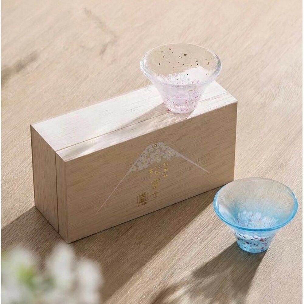 日本製開運對杯 TOYO-SASAKI 櫻富士招福杯45ml | 東洋佐佐木 清酒杯 酒杯禮盒 入厝禮品-規格圖8
