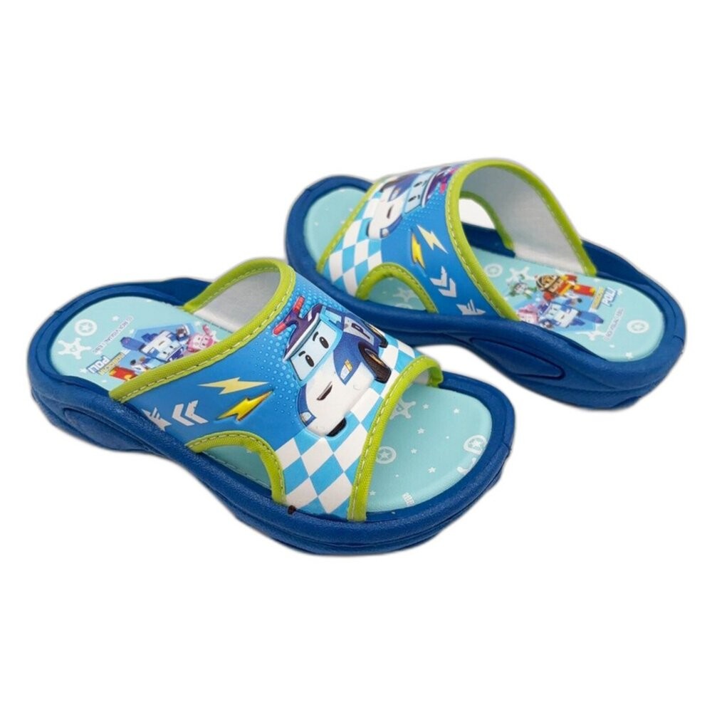 【限量特價!!】波力Poli兒童拖鞋-細節圖5