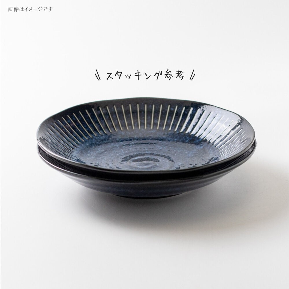 日本製 撥水十草 陶瓷餐盤系列 全五種 | 圓盤 深盤 大盤 小碟子 日式盤子 日本製餐盤 十草盤 陶瓷盤-細節圖7