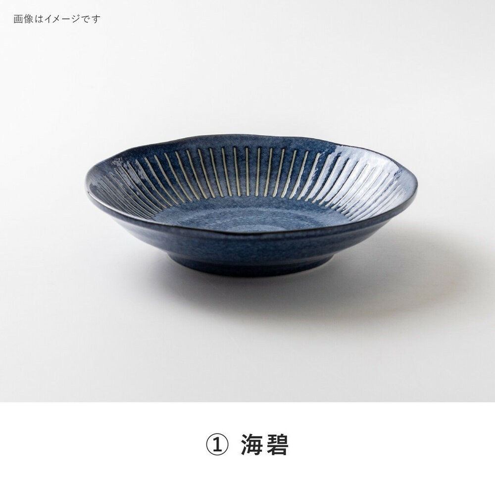 日本製 撥水十草 陶瓷餐盤系列 全五種 | 圓盤 深盤 大盤 小碟子 日式盤子 日本製餐盤 十草盤 陶瓷盤-規格圖8