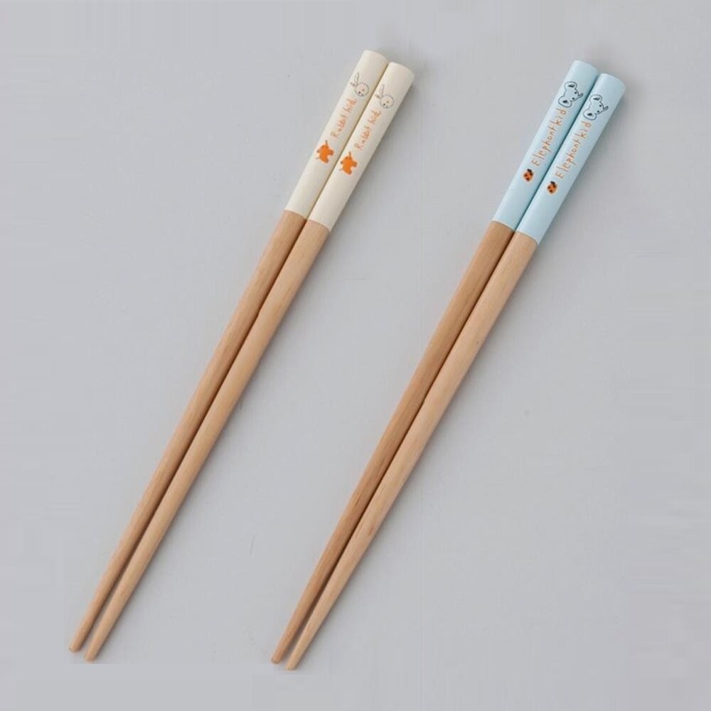 日本製 動物 環保筷 兒童餐筷 竹筷 | 筷子 餐筷 學習筷 防滑筷 兒童筷 日本餐具 兔 熊 兒童餐具-細節圖3