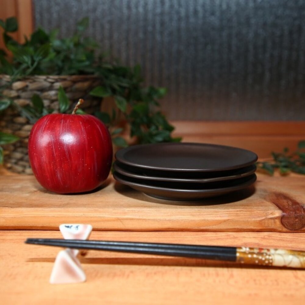 麥山窯日本赤繪花盤 手作陶瓷餐盤 13.7cm | 蛋糕盤 水果盤 糖果盤 圓盤 小菜盤 日本盤子-細節圖9