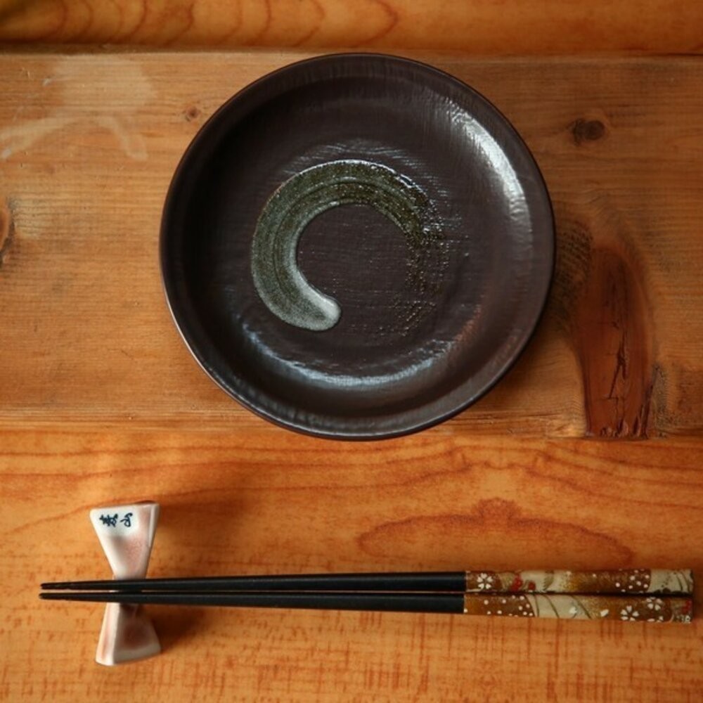 麥山窯日本赤繪花盤 手作陶瓷餐盤 13.7cm | 蛋糕盤 水果盤 糖果盤 圓盤 小菜盤 日本盤子-規格圖9