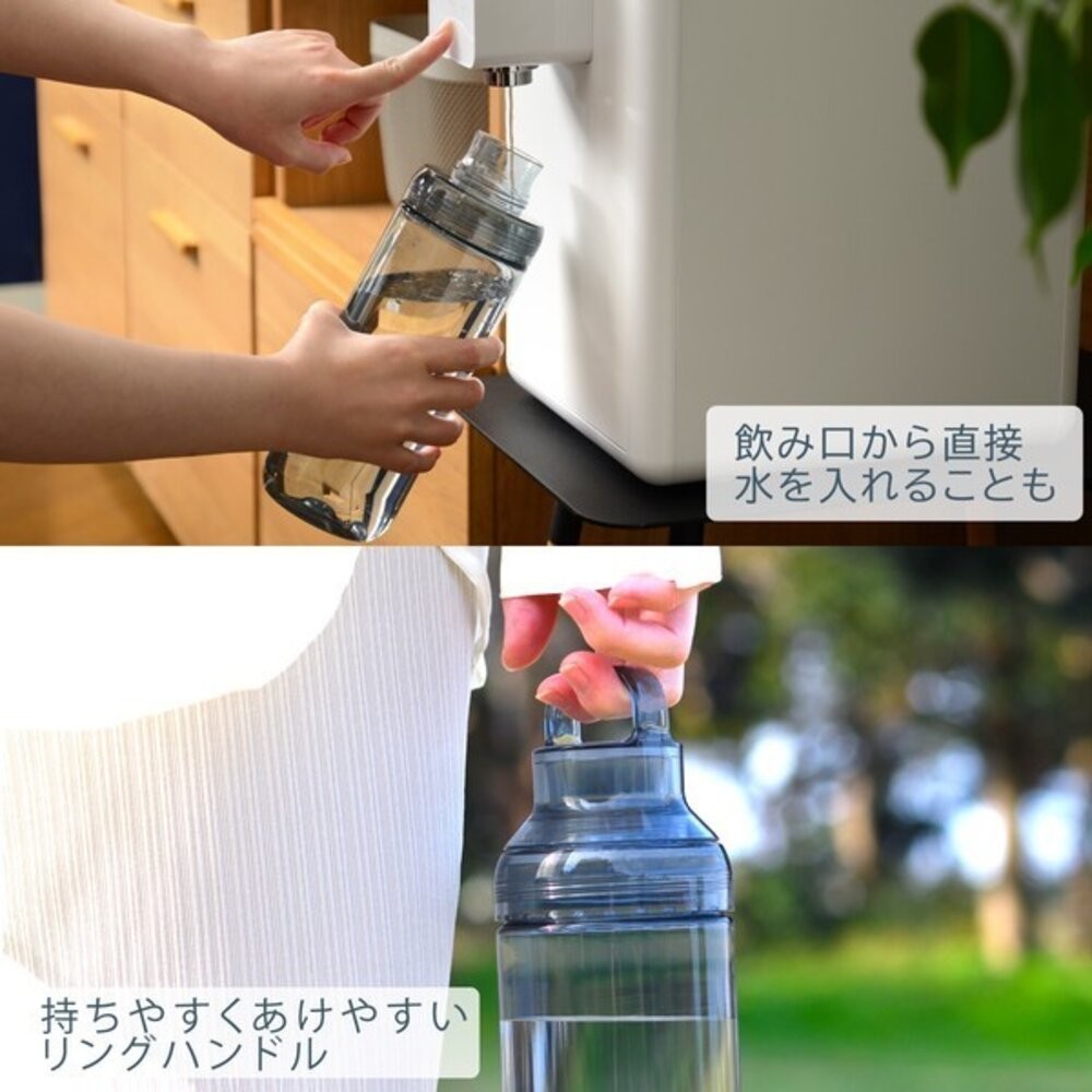 日本OSK LIPPY 極美輕量水瓶 喝的安心 | 700ml 1000ml 大容量 運動水壺-細節圖2