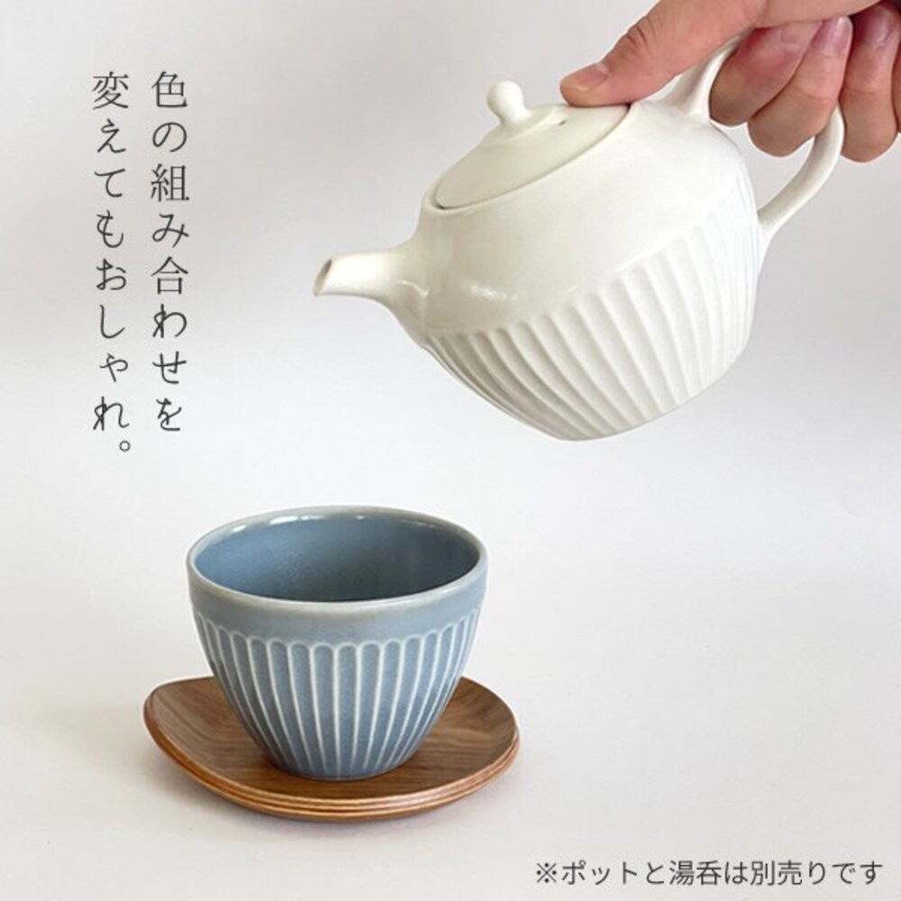 日本製 美濃燒 泡茶神器 啞光菊割 茶壺 陶壺 陶瓷茶壺 泡茶壺 茶壺 花茶壺 茶具 茶葉 日式茶壺  壺 日本進口-細節圖2