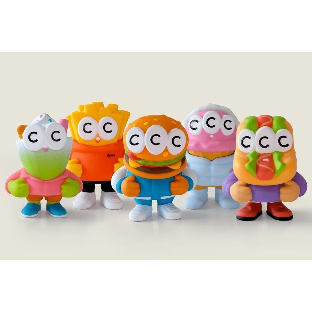 日本FUSEE扭蛋SUKOTA DINER軟膠公仔 | 漢堡 薯條  奶昔 熱狗 冰淇淋 轉蛋 公仔 收藏 售完不補-細節圖3