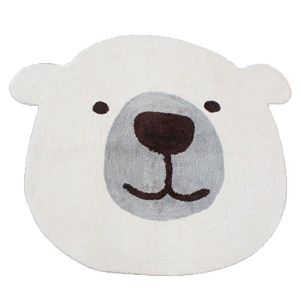 日本北極熊地墊 棕熊 白熊 | 腳踏墊  踏墊 地毯 玄關地墊 浴室地墊 吸水親膚 臥室地毯-規格圖7