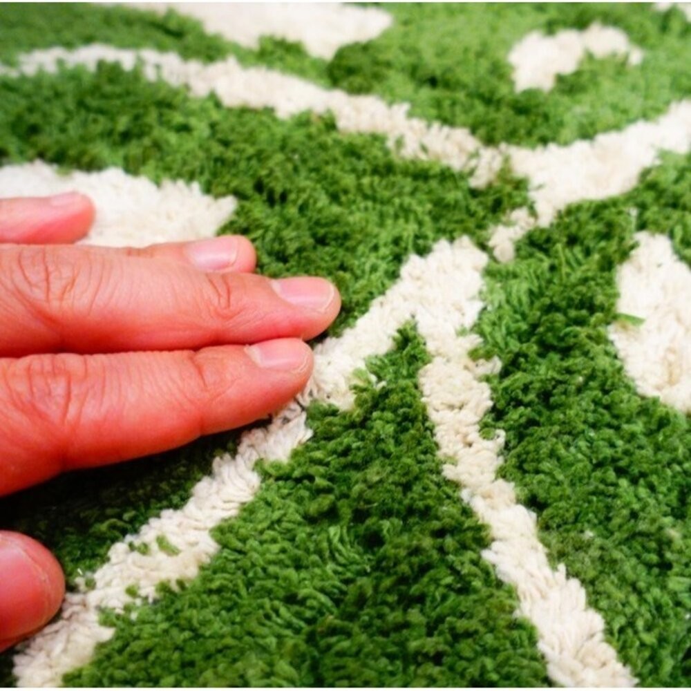 日本植物龜背芋造型地墊 腳踏墊 | 絨毛地墊 空間綠化 擺飾 地毯 造型地墊 廚房地墊 浴廁地墊-細節圖3