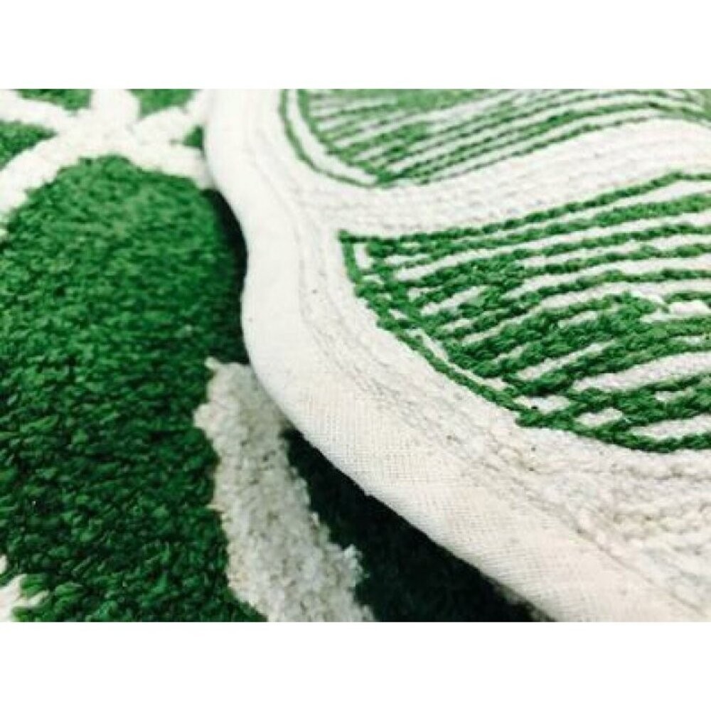 日本植物龜背芋造型地墊 腳踏墊 | 絨毛地墊 空間綠化 擺飾 地毯 造型地墊 廚房地墊 浴廁地墊-細節圖4