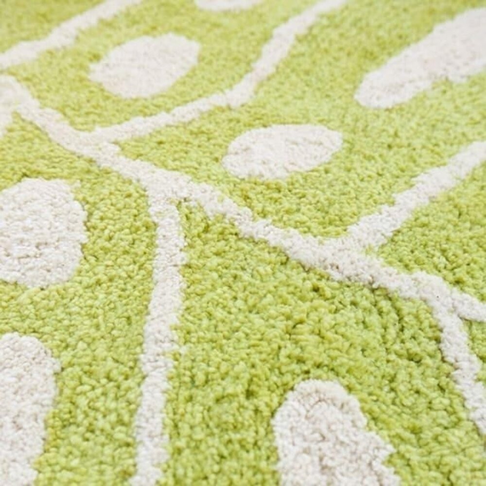 日本植物龜背芋造型地墊 腳踏墊 | 絨毛地墊 空間綠化 擺飾 地毯 造型地墊 廚房地墊 浴廁地墊-細節圖6