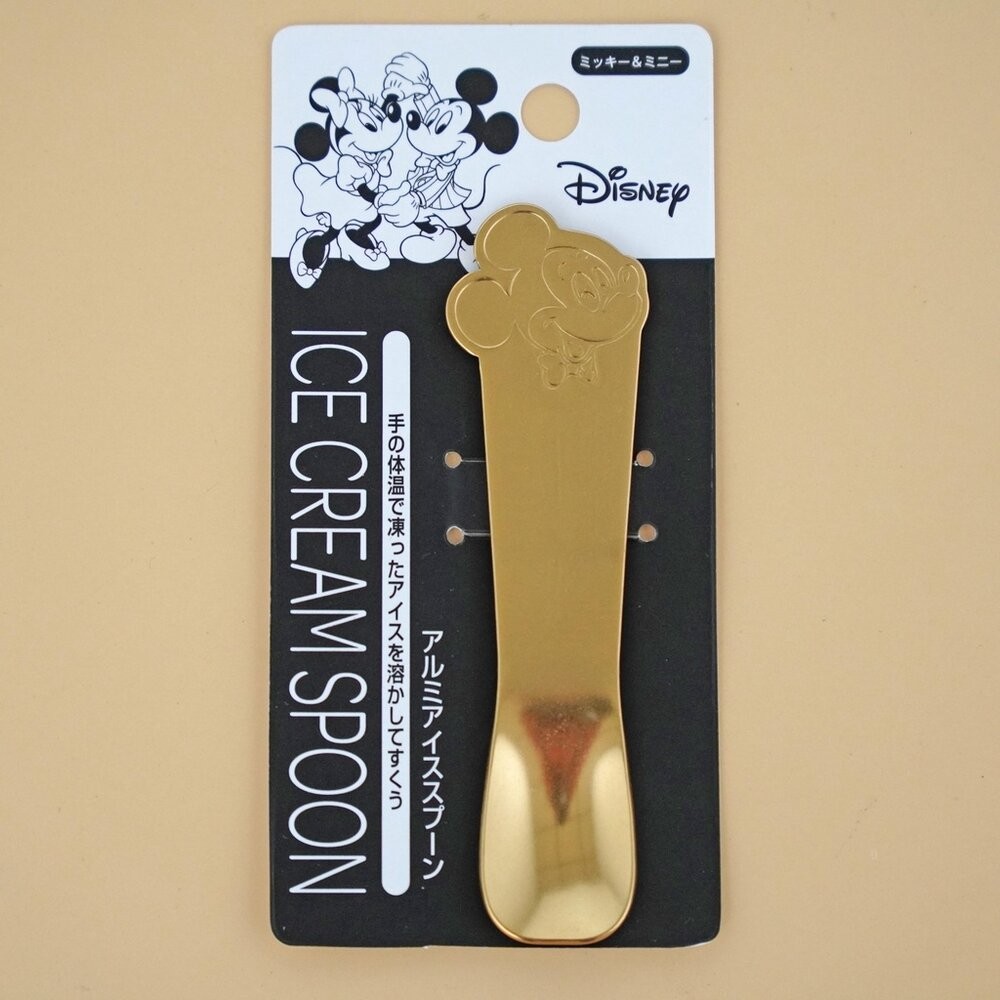 日本 米妮 米奇 冰淇淋湯勺 溫感導熱 迪士尼 | 餐具 冰淇淋 布丁 蛋糕 甜點湯匙 湯勺 兒童餐具 日本進口-規格圖5