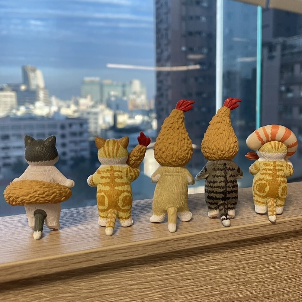 售完不補 日本 mofusand 炸蝦 貓咪 扭蛋 公仔｜ 扭蛋公仔 辦公室療癒小物 貓咪公仔 扭蛋公仔 貓福珊迪-細節圖6