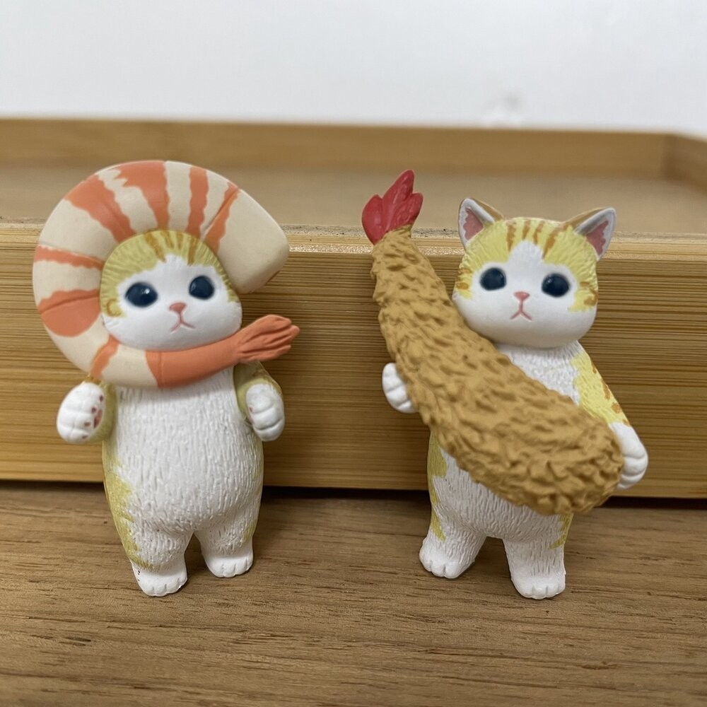 售完不補 日本 mofusand 炸蝦 貓咪 扭蛋 公仔｜ 扭蛋公仔 辦公室療癒小物 貓咪公仔 扭蛋公仔 貓福珊迪-細節圖8