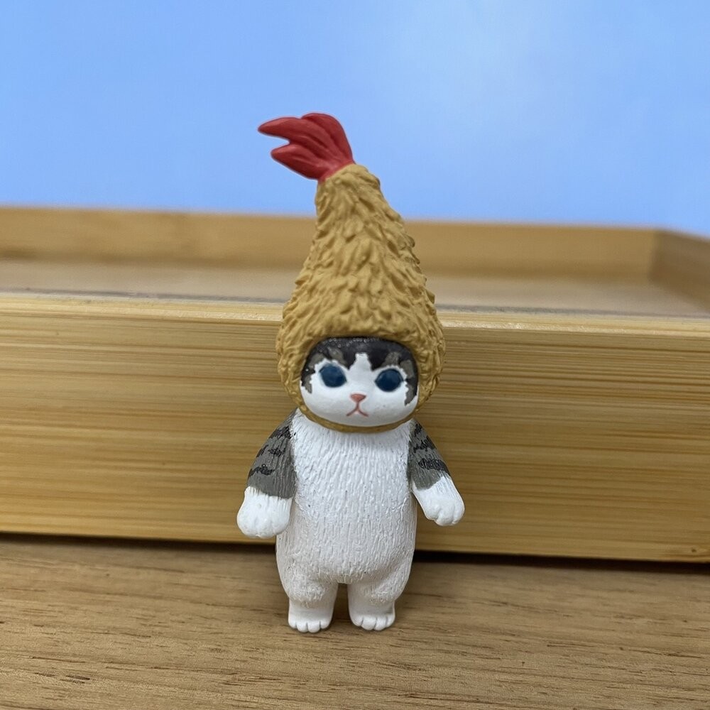 售完不補 日本 mofusand 炸蝦 貓咪 扭蛋 公仔｜ 扭蛋公仔 辦公室療癒小物 貓咪公仔 扭蛋公仔 貓福珊迪-規格圖8