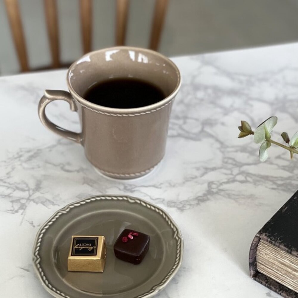 日本製 復古坯布馬克杯 美濃燒 小盤 陶瓷 | 水杯 咖啡杯 牛奶杯 杯子 法式 北歐風-細節圖2