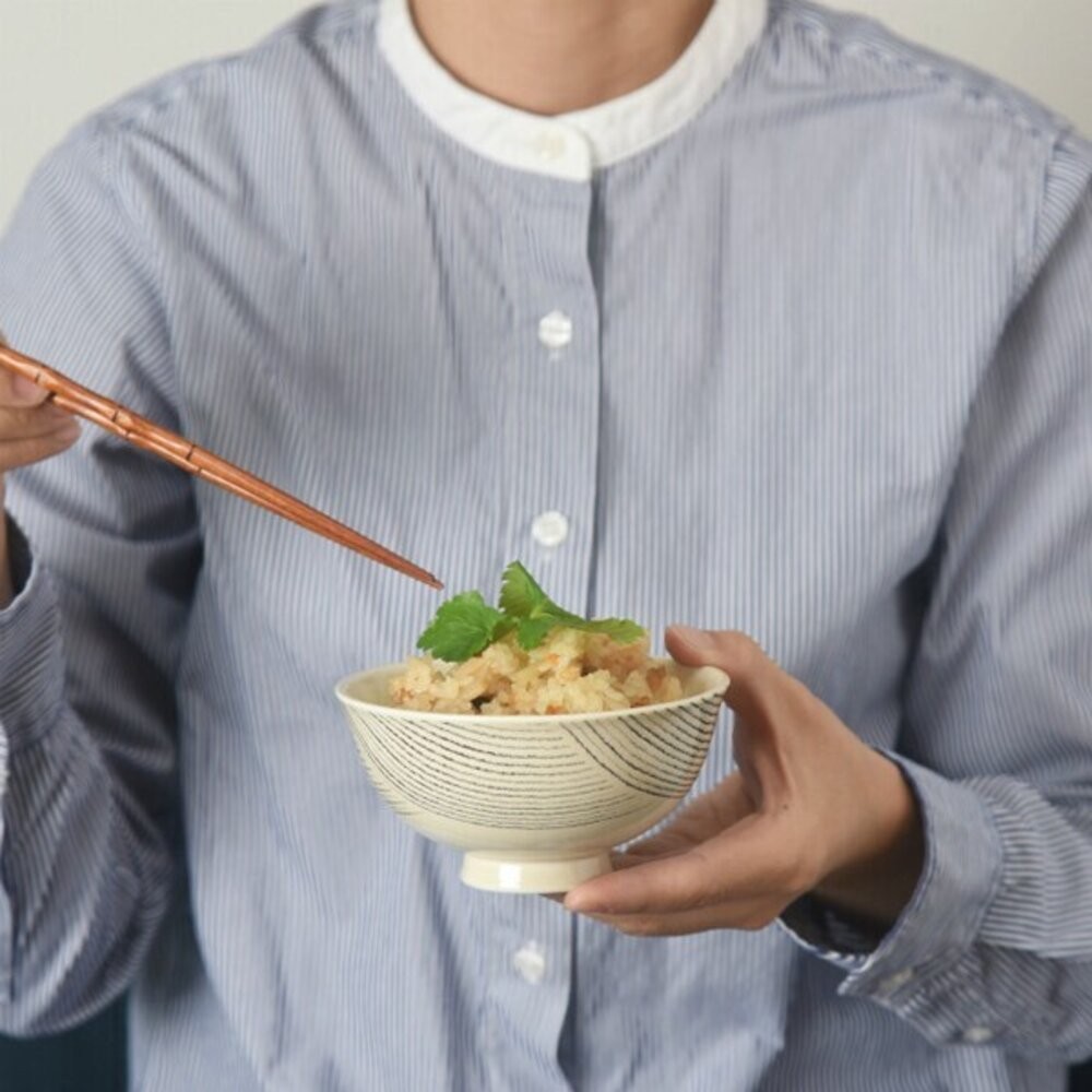 日本製 Natural69 波佐見燒 粉引釉輕量碗 陶瓷碗 | 十草碗 圓點碗 輕量碗 湯碗 飯碗 日本碗-細節圖4