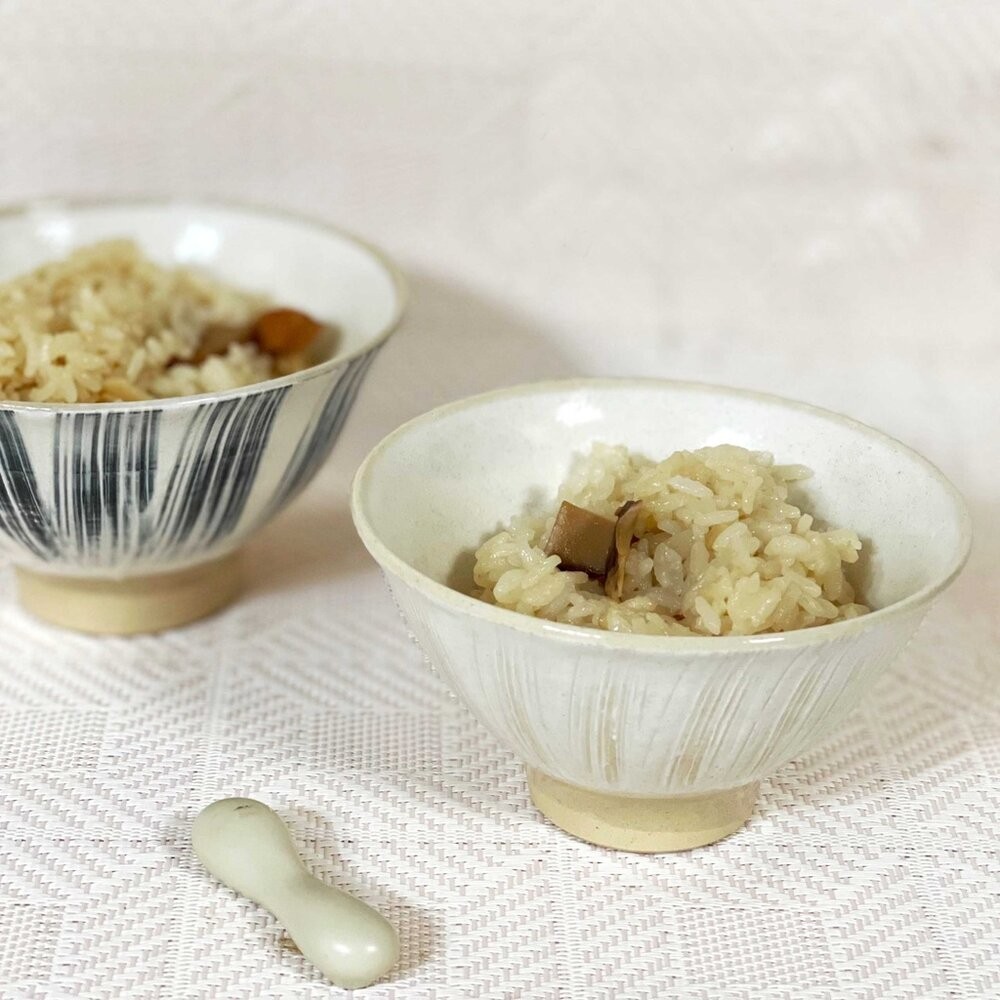 日本製 Hasami 波佐見燒 12.5cm陶瓷碗 兩色 | 飯碗 湯碗 粉引刷毛 日系質感飯碗-細節圖4