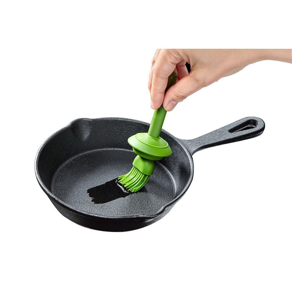 日本製兩用耐高溫按壓式/刷油瓶 附刷子調味瓶 | 油壺 控油耐熱刷油瓶 油刷罐-細節圖3