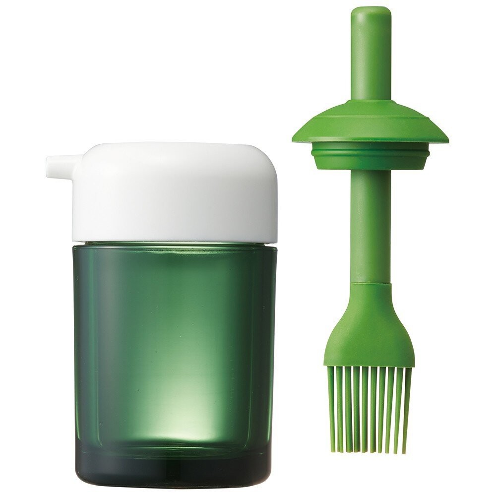 日本製兩用耐高溫按壓式/刷油瓶 附刷子調味瓶 | 油壺 控油耐熱刷油瓶 油刷罐-細節圖4