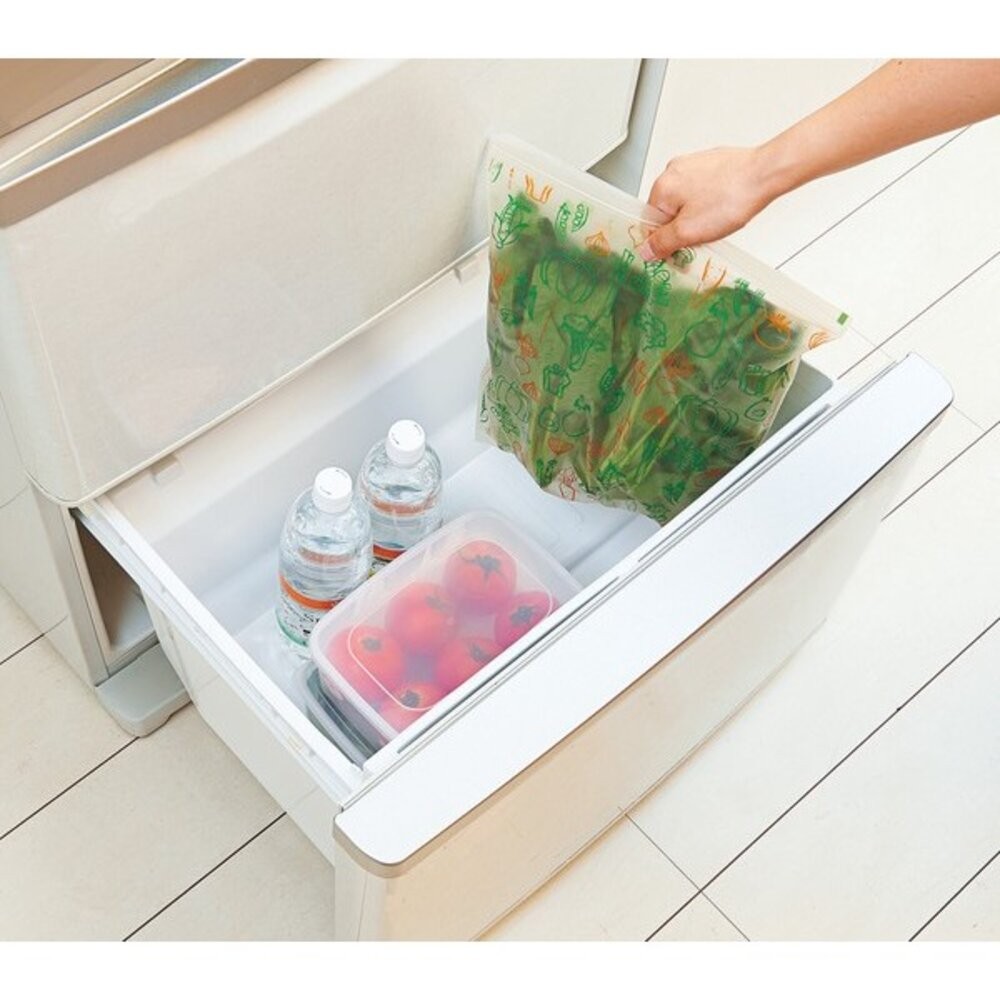 日本製 COGIT 米糠蔬果保鮮袋 8入 | 夾鏈袋 保鮮袋 水果保鮮袋 長效保鮮 可重複使用 密封袋 日本進口-細節圖9