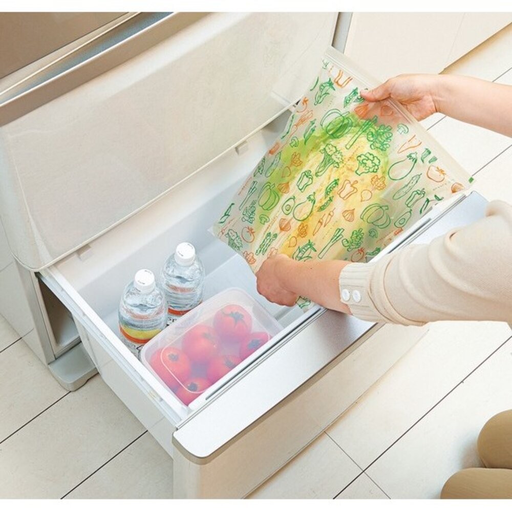 日本製 COGIT 米糠蔬果保鮮袋 8入 | 夾鏈袋 保鮮袋 水果保鮮袋 長效保鮮 可重複使用 密封袋 日本進口-細節圖10