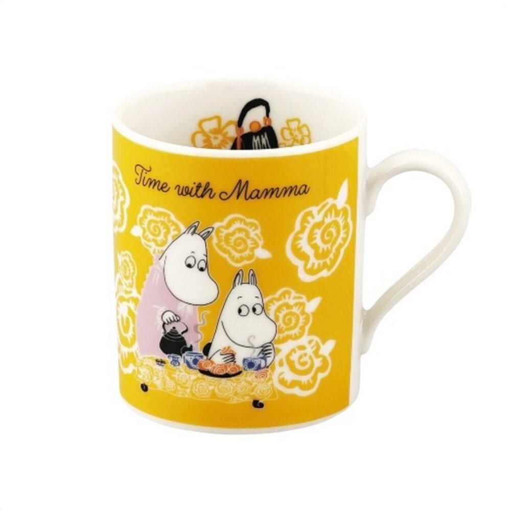 日本製 北歐姆明造型馬克杯320ml 黃色 綠色 | 可微波 MOOMIN 拿鐵杯 對杯 咖啡杯 可愛馬克杯-細節圖5