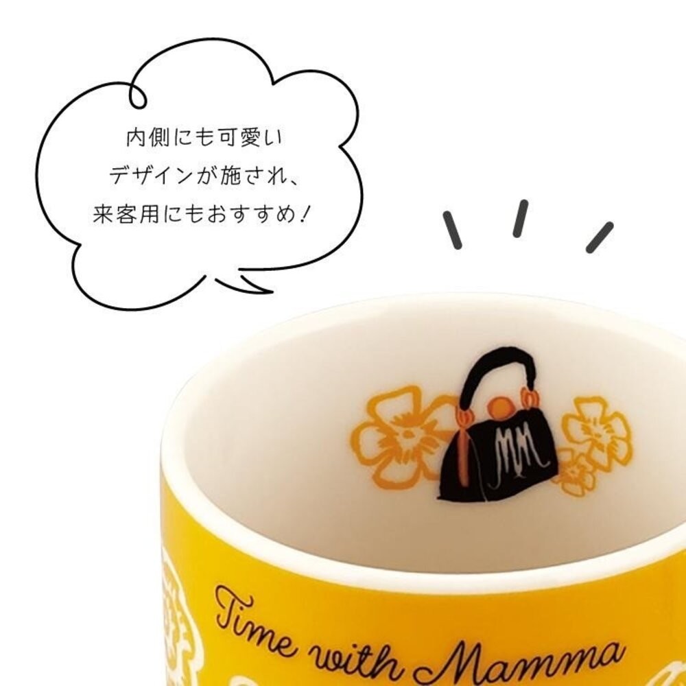 日本製 北歐姆明造型馬克杯320ml 黃色 綠色 | 可微波 MOOMIN 拿鐵杯 對杯 咖啡杯 可愛馬克杯-細節圖6