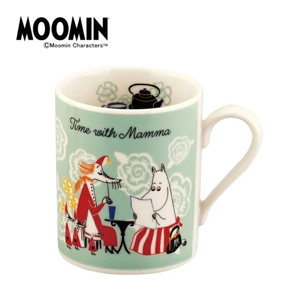 日本製 北歐姆明造型馬克杯320ml 黃色 綠色 | 可微波 MOOMIN 拿鐵杯 對杯 咖啡杯 可愛馬克杯-規格圖9
