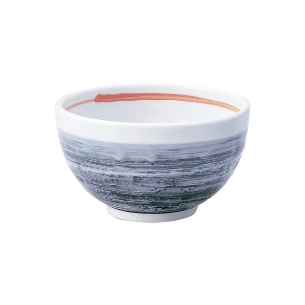 日本製 美濃燒 飯碗 十草碗 釉面漸層碗 昭和製陶碗 | 拉麵碗 湯碗 餐碗 陶瓷碗 家用碗 日系碗-規格圖7