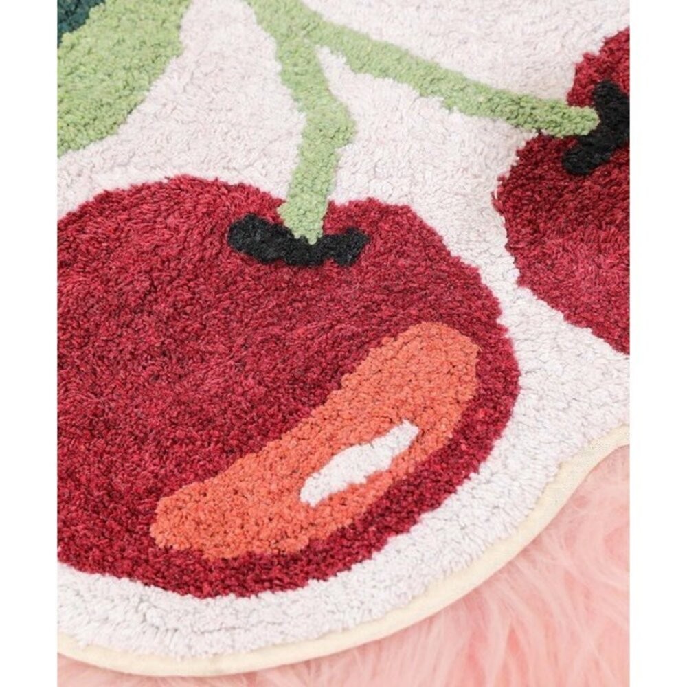 日本療癒系 Joujoulier 春夏新作 水果 貓咪造型地墊 | 椅墊 地毯 玄關 臥室 腳踏墊 小墊子-細節圖8