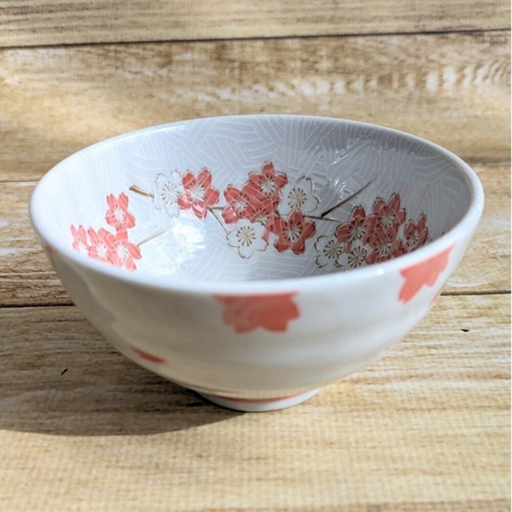 日本製美濃燒 五色櫻花日式飯碗 陶瓷碗 | 米飯碗 標準碗 飯碗 日式飯碗 美濃燒 櫻花碗 日本進口-規格圖8