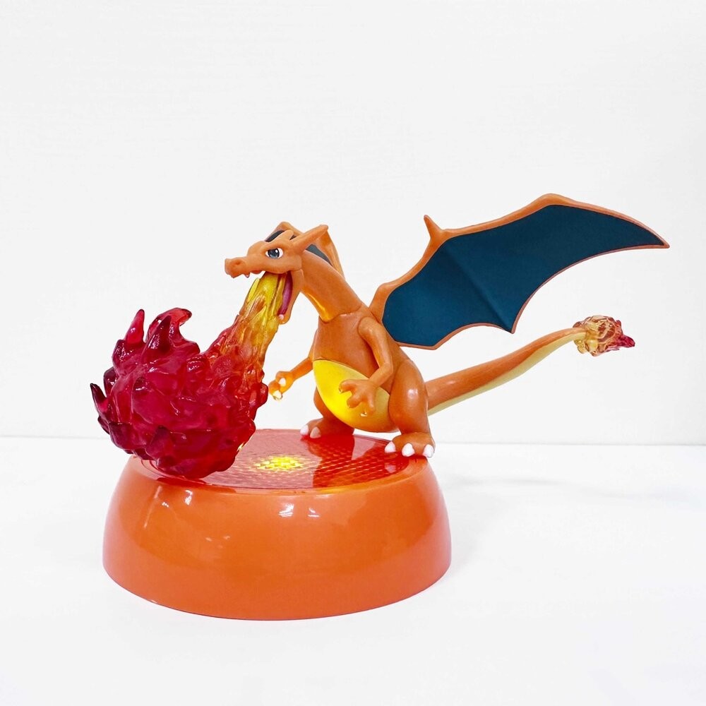 日本 萬代 精靈寶可夢發光底座公仔 神奇寶貝 | 耿鬼 噴火龍 皮卡丘 扭蛋 轉蛋 寶可夢公仔 發光 招式 日本進口-規格圖9