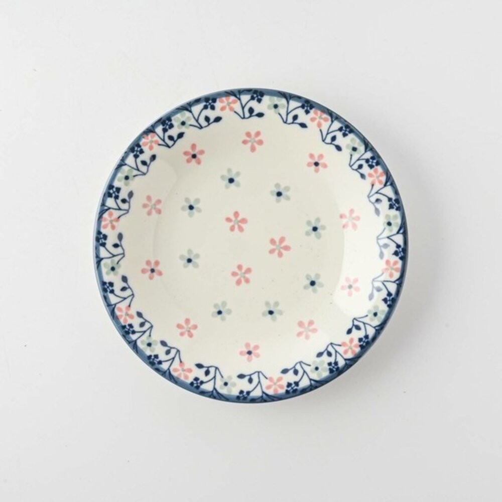 日本製美濃燒 M-Mode 經典波蘭鄉村花卉 圓盤 馬克杯 | 陶瓷餐盤 陶瓷盤 美濃燒 Polish 近藤 水杯-細節圖3