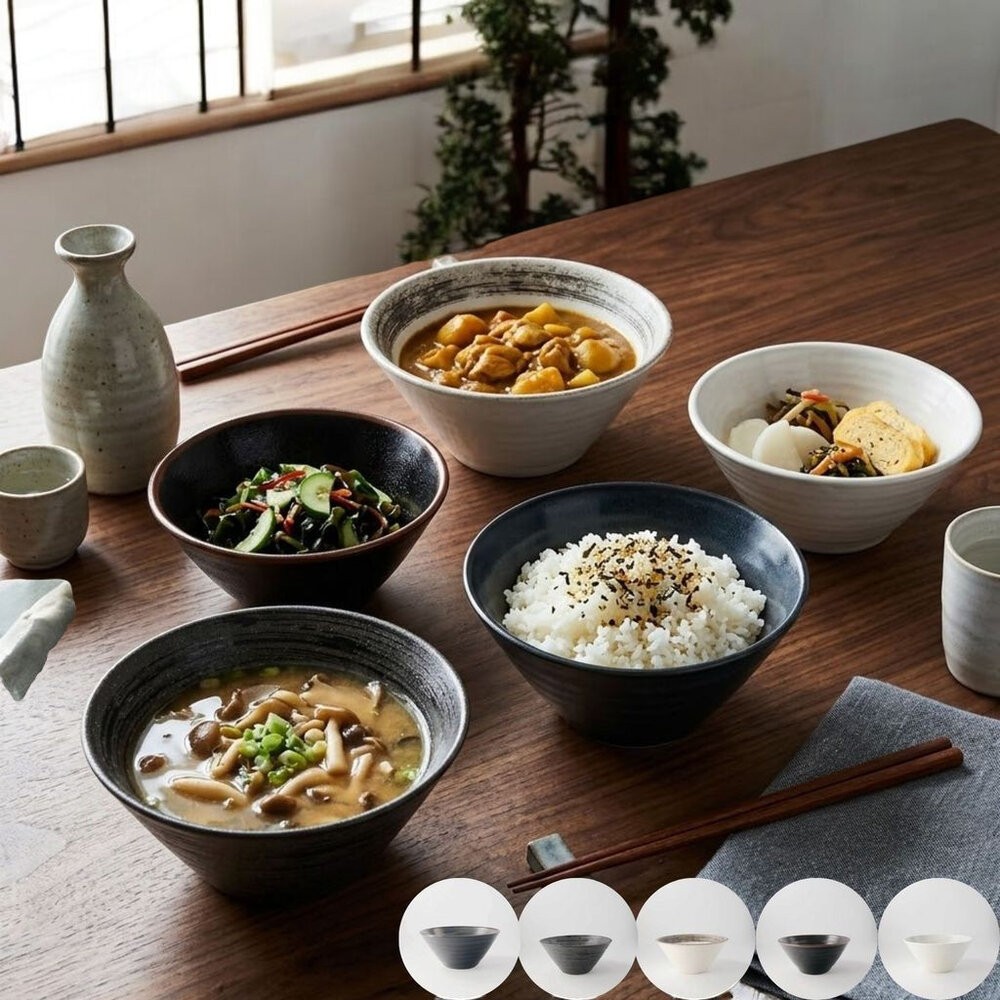 日本製美濃燒 大容量拉麵碗 20*18.5cm | 簡約質感 丼飯碗 陶瓷碗 和風食器 碗公 大湯碗 咖哩碗-細節圖2