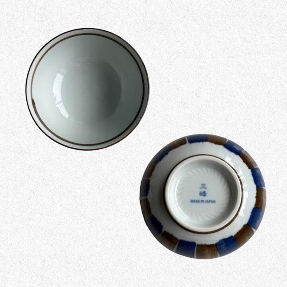 日本美濃燒 經典日式飯碗 深碗 5吋碗 | 日系餐桌必備 錆十草 唐草 渕十草 小碗 陶瓷湯碗 飯碗 湯碗 日本進口-細節圖3